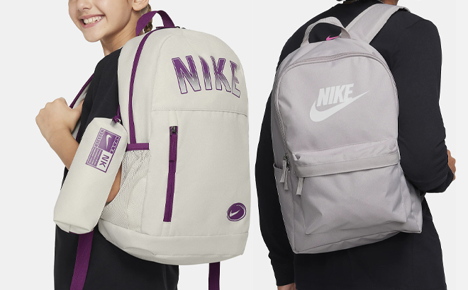 People wearing Nike Backpacks