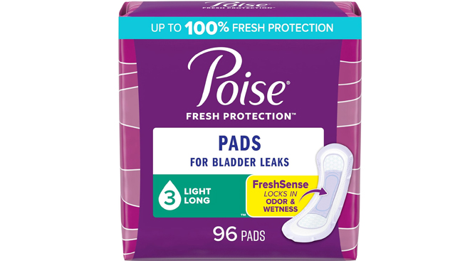 Poise Incontinence Pads 96 ct