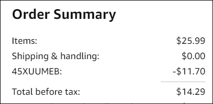 Power Bank Order Summary