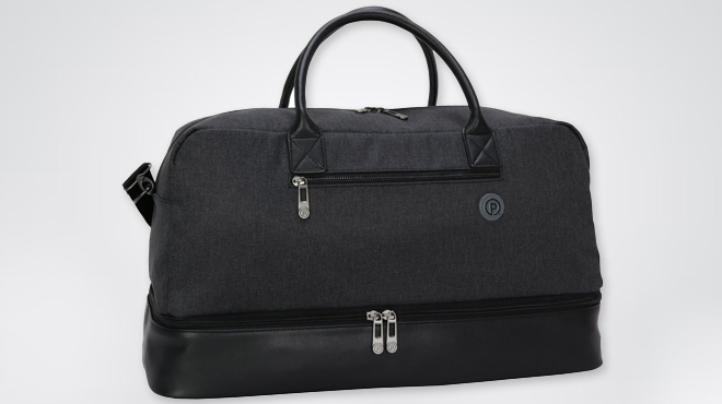 Protege 21 Inch Drop Bottom Weekender Travel Duffel Bag