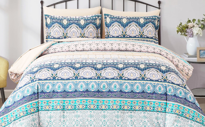 Purple Boho 7 Piece Comforter Set