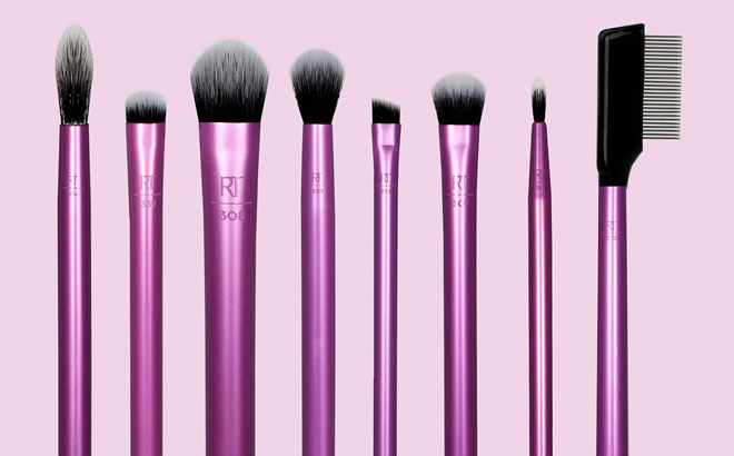 Real Techniques Everyday Eye Essentials 8 Piece Makeup Brush Set