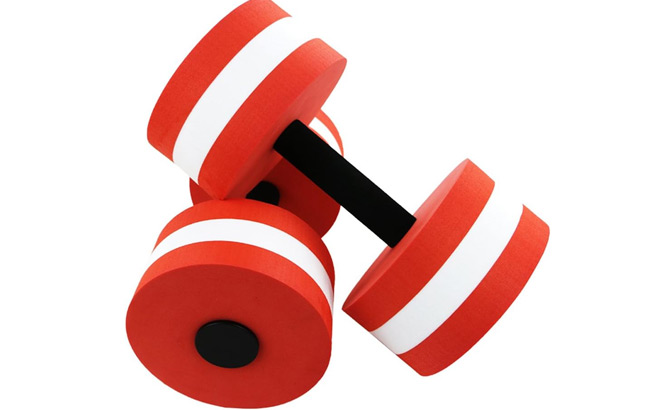 Red Water Dumbbells