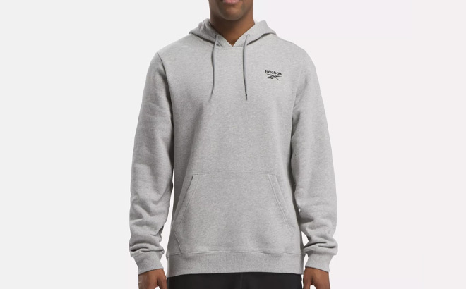 Reebok Mens Identity Fleece Hoodie