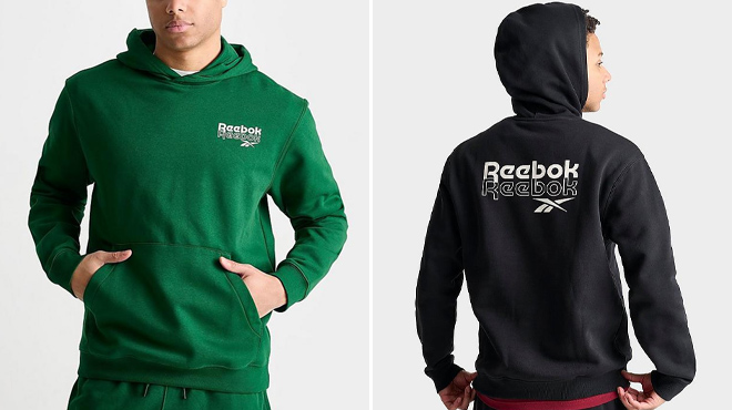 Reebok Mens Stack Logo Hoodies