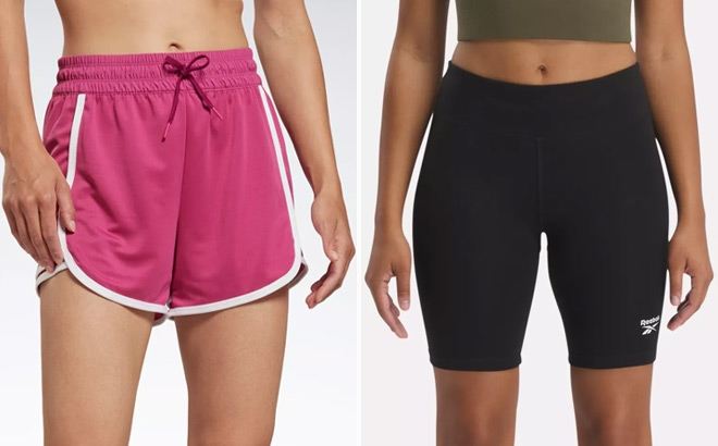 Reebok Womens Workout Ready High Rise Shorts