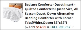 Reversible Comforter Duvet Insert Checkout