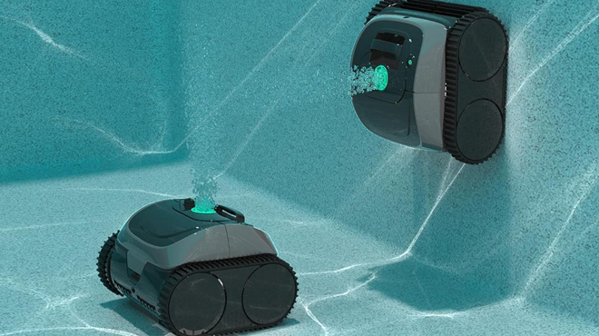 Robotic Pool Cleaners in a Pool