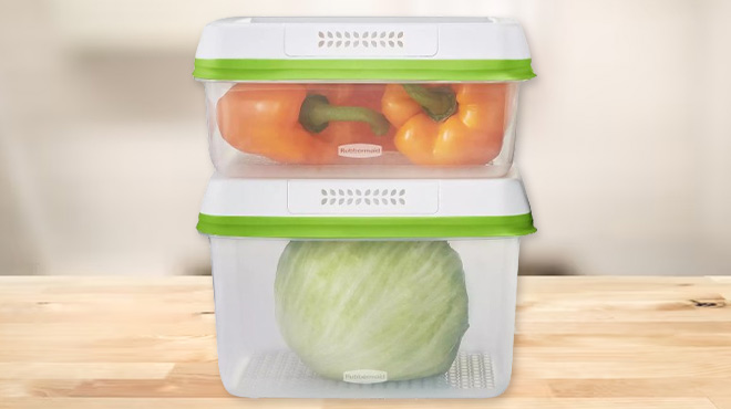 Rubbermaid FreshWorks Produce Saver 4 Piece Container Set