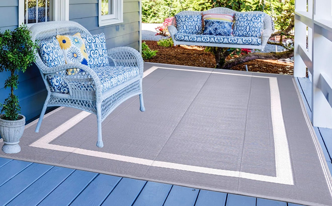 Rurality 5x8 Waterproof Outdoor Rug