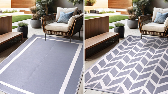 Rurality 5x8 Waterproof Outdoor Rugs