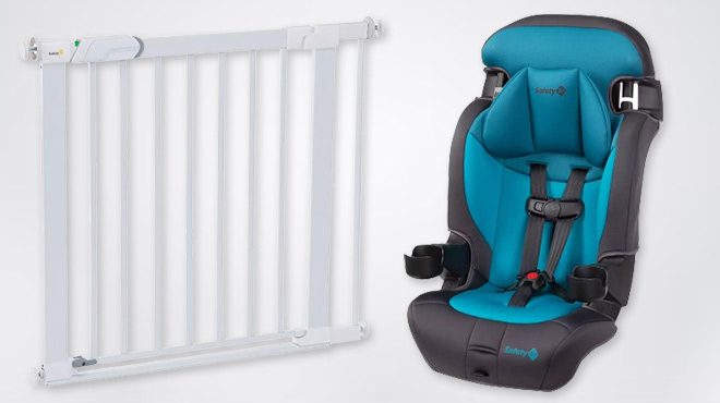 Safety 1st Flat Step Gate and Grand 2-in-1 Booster Car Seat