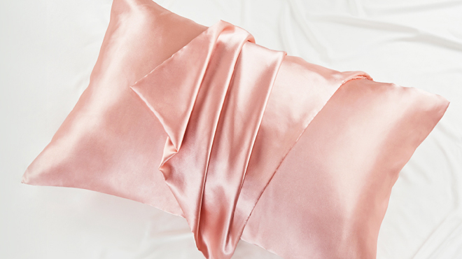 Satin Pillowcase Coral Color