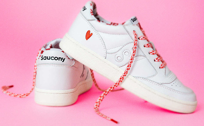 Saucony Womens St Valentine Jazz Court Sneakers