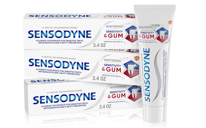 Sensodyne Sensitivity Gum Whitening Toothpaste 3 Pack