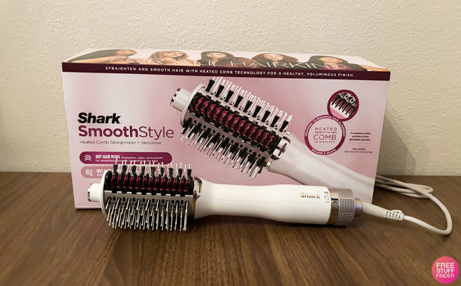 Shark SmoothStyle Heated Comb Blow Dryer Brush Bundle