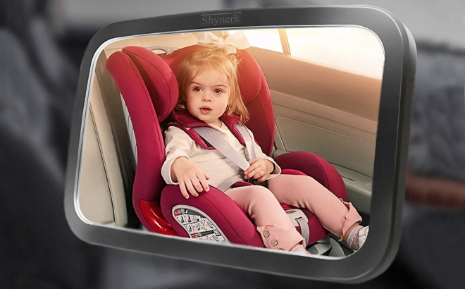 Shynerk Baby Car Mirror Safety Car Seat Mirror for Rear Facing Infant