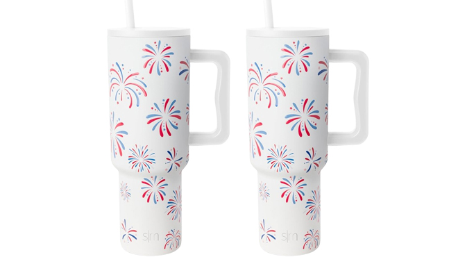 Simple Modern 40 oz Tumbler Fireworks