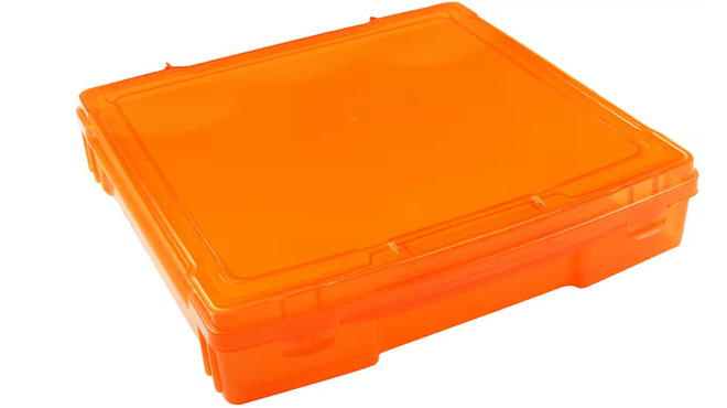Simply Tidy Orange Scrapbook Paper Case