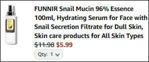 Snail Mucin Final Price