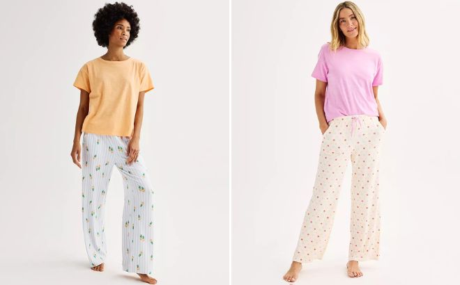 Sonoma Goods For Life Pajama Top Pajama Pants Set