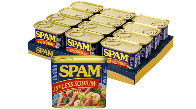 Spam 25 Less Sodium 12 Pack