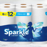 Sparkle Pick A Size Paper Towels 6 Double Rolls