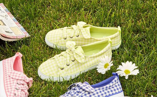 Sperry Womens Crest Vibe Gingham Sneakers