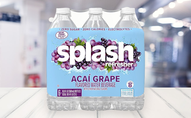 Splash Refresher Acai Grape Flavored Water Pack