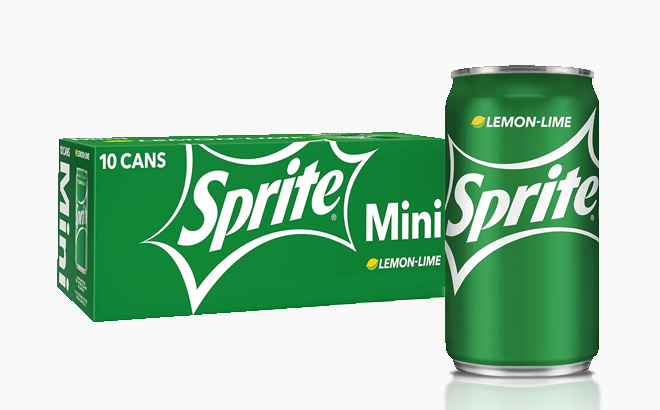 Sprite Mini Can 7 5oz 10 Pack