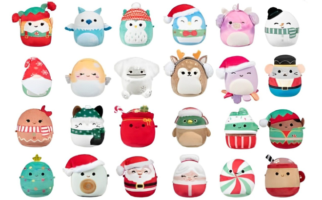 Squishmallows 24 Day Micromallows Holiday Advent Calendar