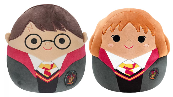 Squishmallows 8 Inch Harry Potter and Hermione Granger Little Plush