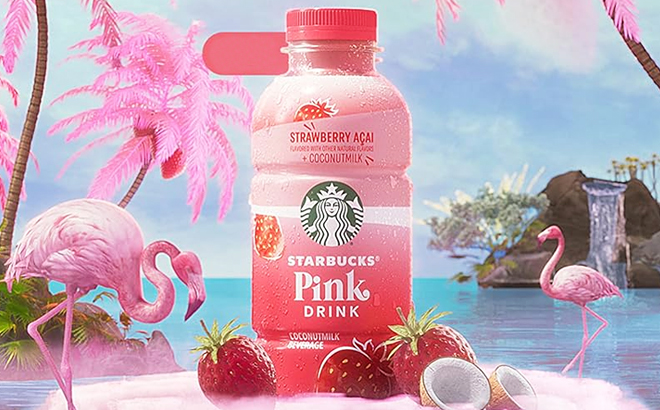 Starbucks Pink Drink Strawberry Acai