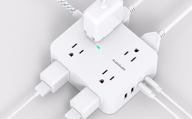 Surge Protector Power Strip 8 Outlets with 4 USB