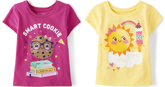 The Childrens Place Toddler Girls Tees