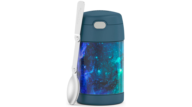 Thermos Funtainer Food Jar with Spoon 16 oz Galaxy Teal