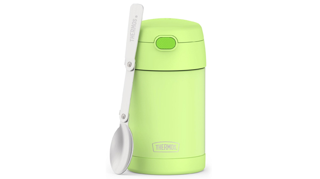 Thermos Funtainer Food Jar with Spoon 16 oz Lime