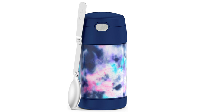 Thermos Funtainer Food Jar with Spoon 16 oz Tie Dye