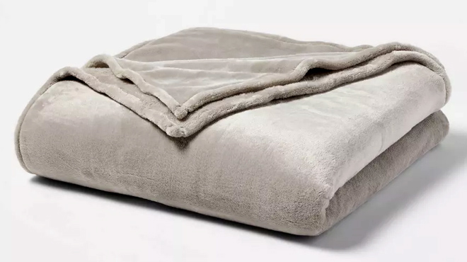 Threshold Microplush Bed Blanket