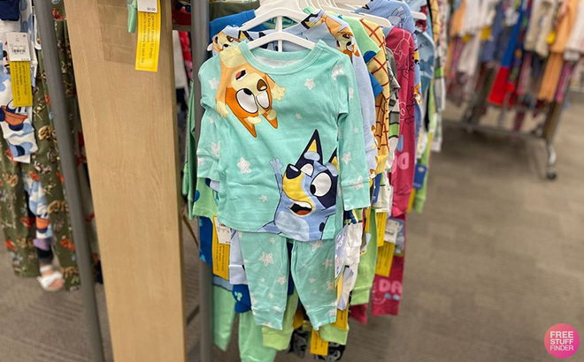 Toddler 2 Piece Snug Fit Bluey Cotton Pajama Set at Target