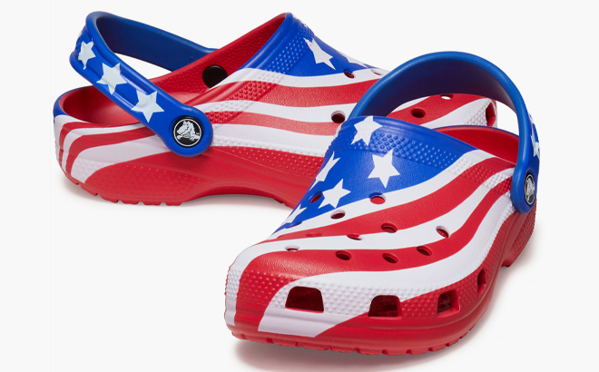 Toddler Classic American Flag Clogs