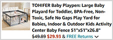 Tohifer Baby Playpen Screenshot