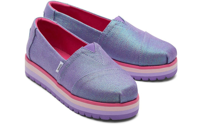 Toms Kids Youth Alp Platform Shoes