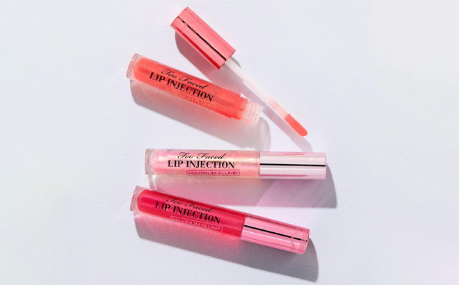 Too Faced 3 pack Lip Injection Maximum Plump Lip Plumpers