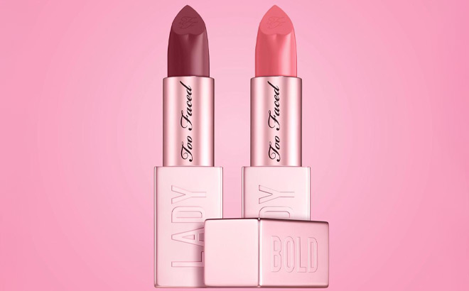 Too Faced Lady Bold 2 piece Lipstick Set