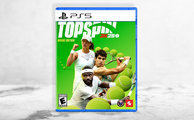 Top Spin 2K25 Deluxe Edition for Playstation 5 on the Table