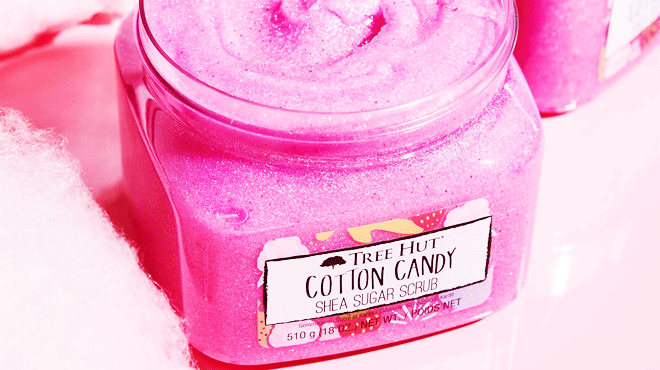 Tree Hut Shea Sugar Scrub in Cotton Candy Scent