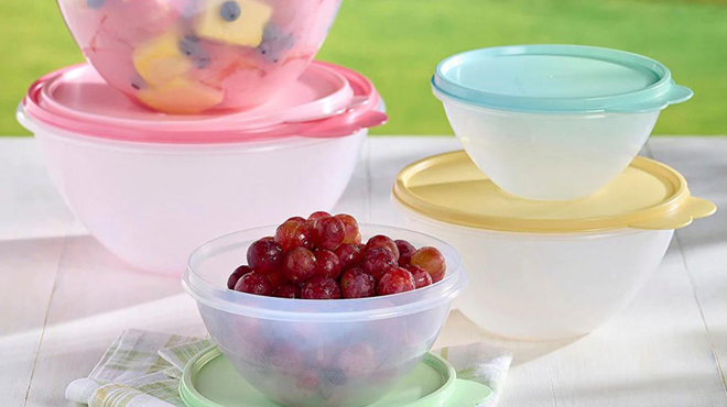 Tupperware 12 Pc Vintage Bowl Collection