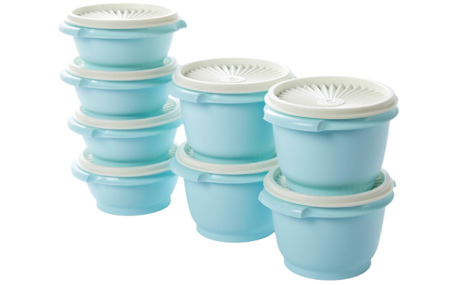 Tupperware Heritage 16 Piece Round Mini Bowls Set