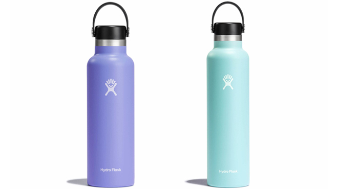 Two Hydro Flask Water Bottles